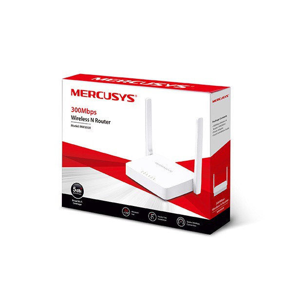 Router WIFI chuẩn N Tốc độ 300Mbps MERCUSYS MW305R | BigBuy360 - bigbuy360.vn