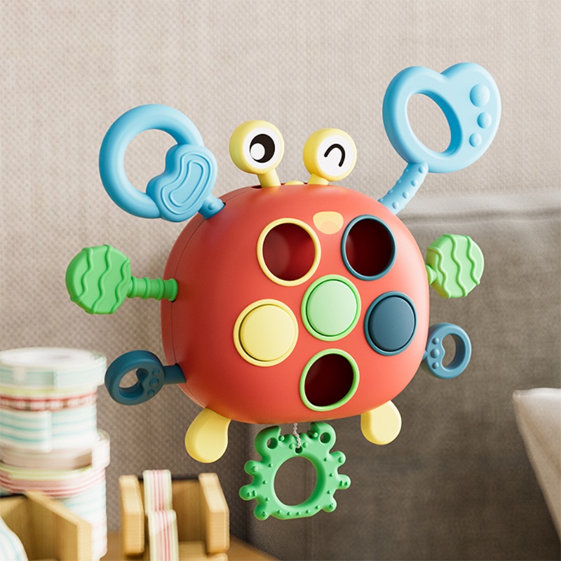 Đồ Chơi Giáo Dục Phát Triển Trí Tuệ Bằng Silicone Cho Bé 1-3 Tuổi