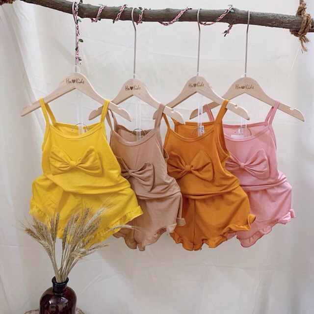BỘ 2 DÂY ĐÍNH NƠ CHO BÉ GÁI
