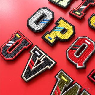 ☸ Letters Hook Loop Patch ☸ 1Pc Badges Embroidered Appliques for Hat Backpack Cloth Decoration