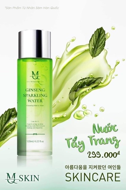 Toner Tẩy Trang Mqskin mẫu mới