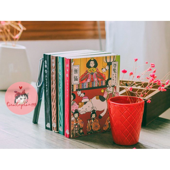 Sổ Tay Kế Hoạch Planner Bìa Mèo Maneki Neko [2 KIỂU]