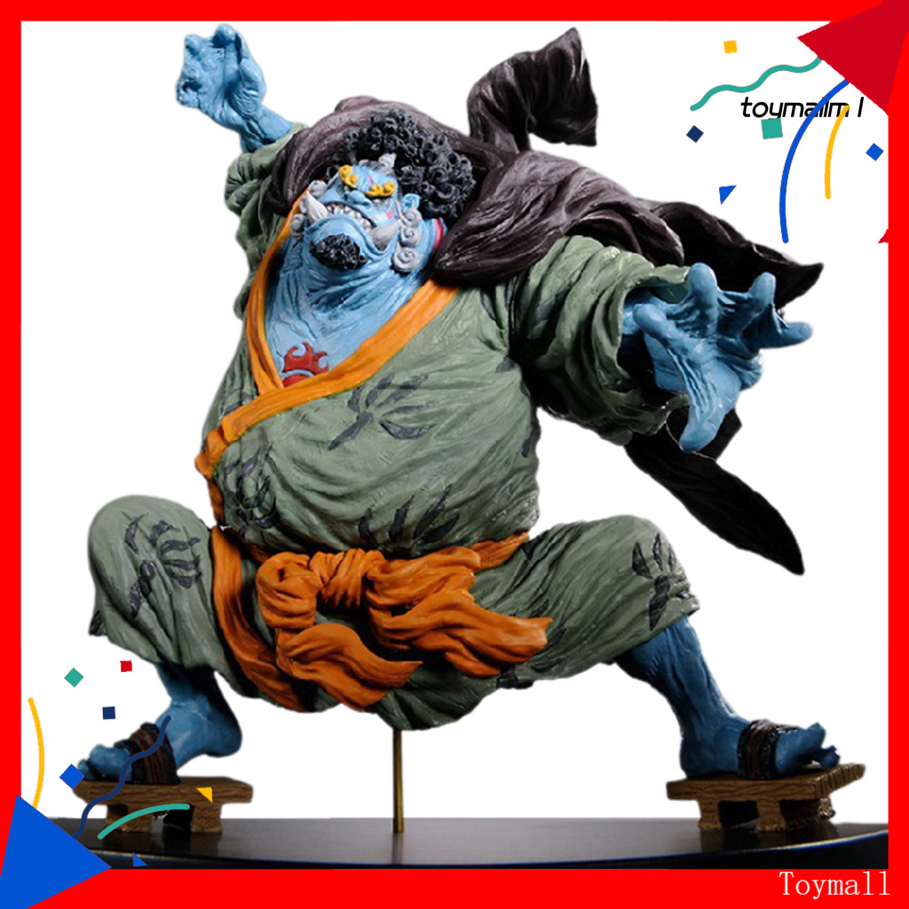 toymall Anime One Piece Jinbe Model Toys Ornaments Home Decoration Collection Supplies