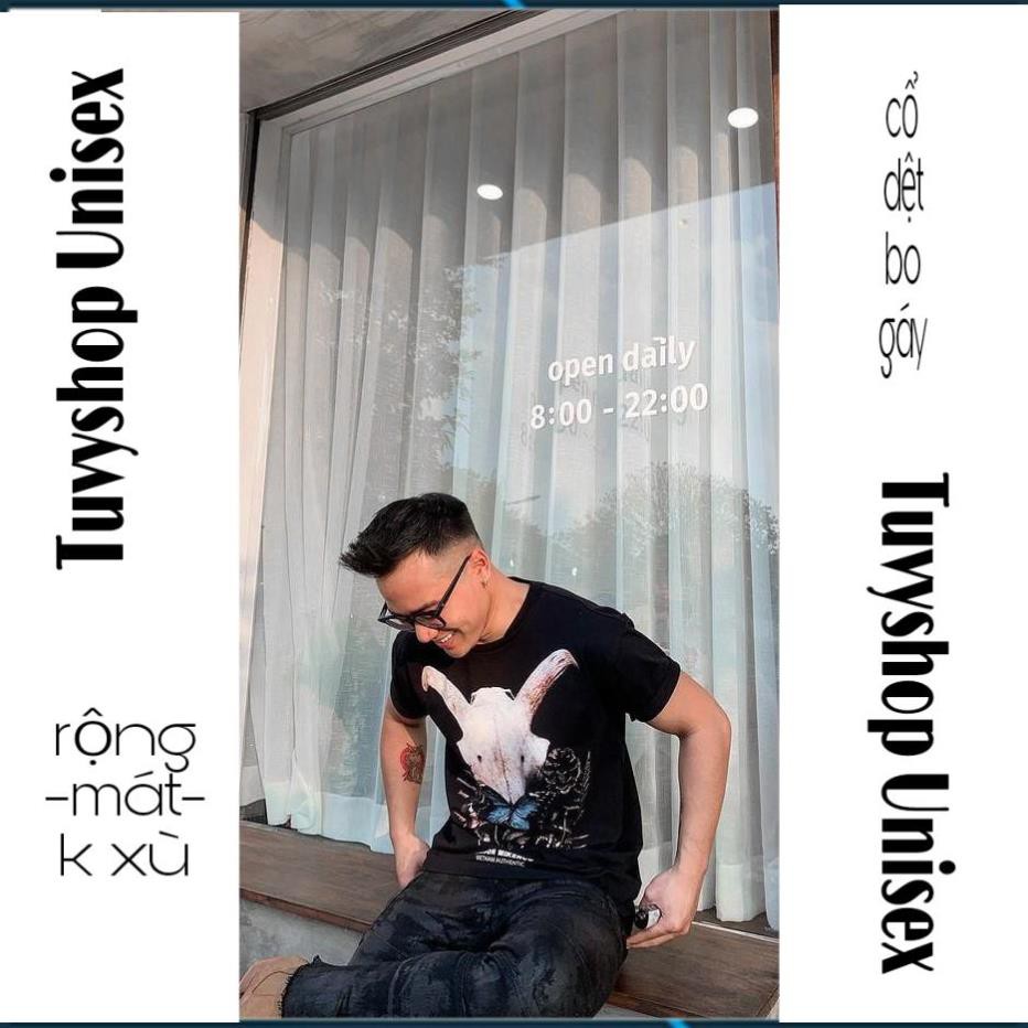 Áo thun Mikenco🔥FREESHIP🔥áo cotton in 5D đen form unisex nam nữ