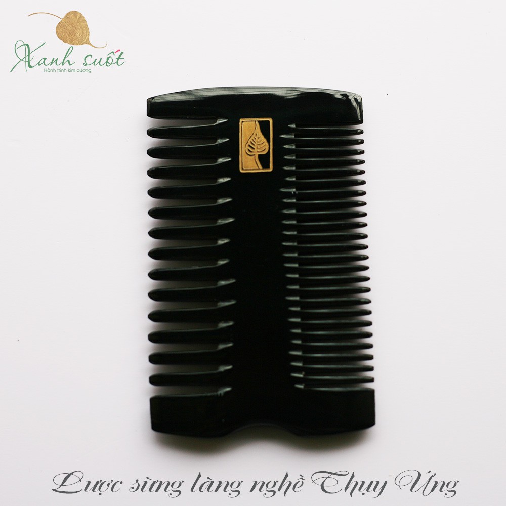 [Vietherb] Lược Sừng- Natural Black Buffalo Horn Comb