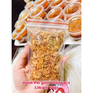 Hành phi, hành giòn không bột