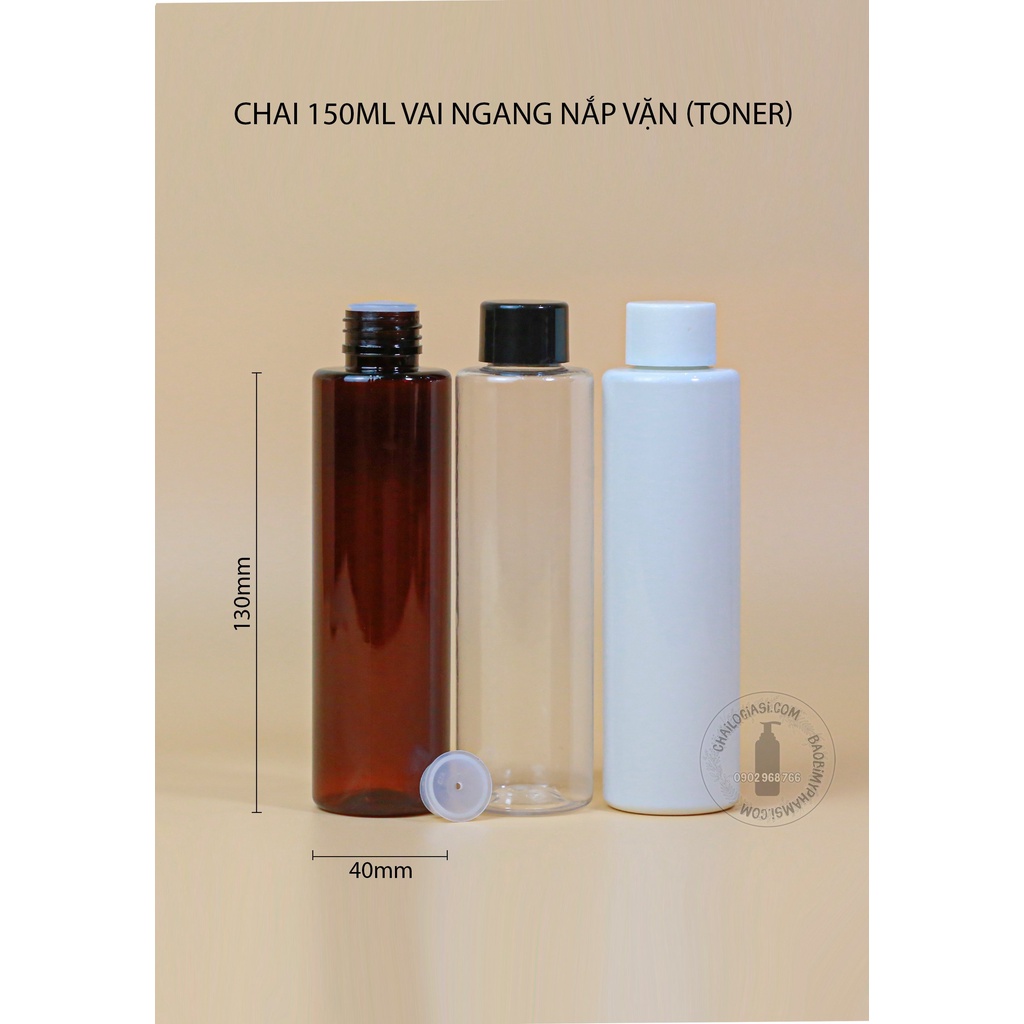 CHAI NHƯA VAI NGANG 150ML