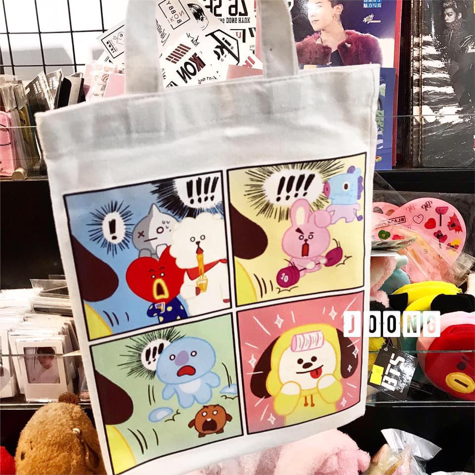 Túi tote story bt21