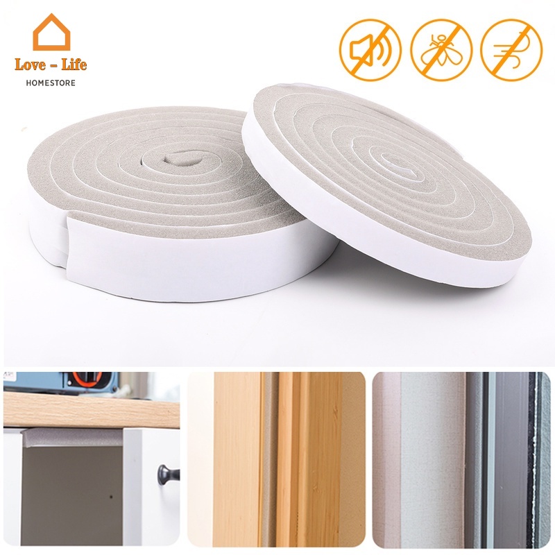 Cuộn Băng Keo Xốp Dài 2M Chống Bụi Chống Va Đập Dùng Để Niêm Phong Cửa Sổ