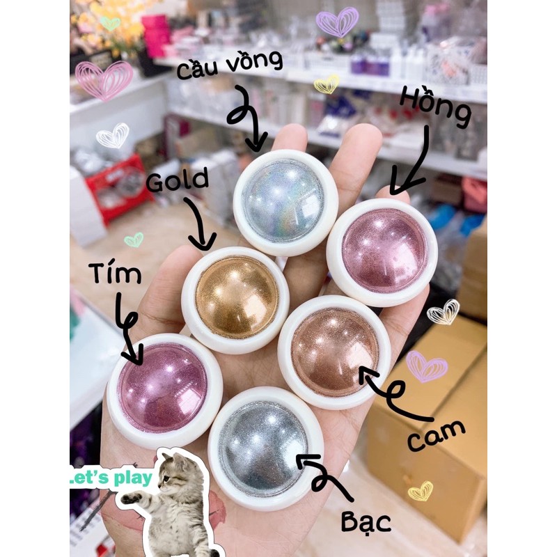 Tráng Gương Móng Tay - Set 6 Hủ