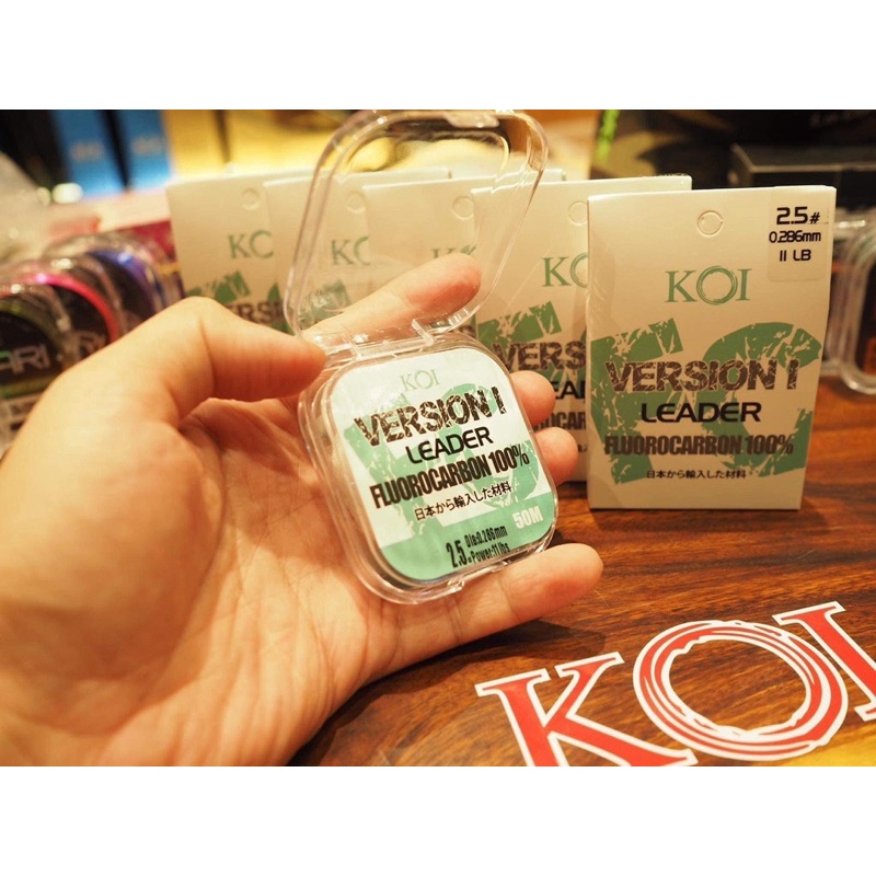 Cước Koi làm thẻo, leader chống sốc chất liệu Flurocacbon chính hãng