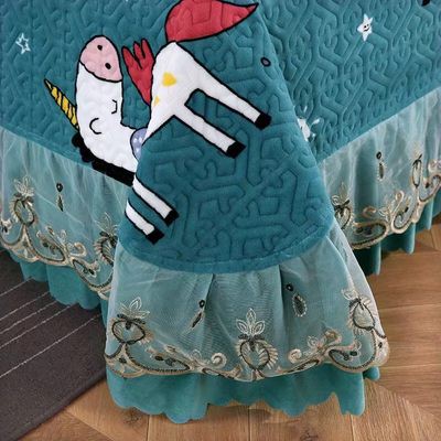 Vải nhung sữa phong cách Hàn Quốc, Tấm Lót nhung pha lê, Tấm lót vải, Tấm Lót da lộn, Tấm lót giường