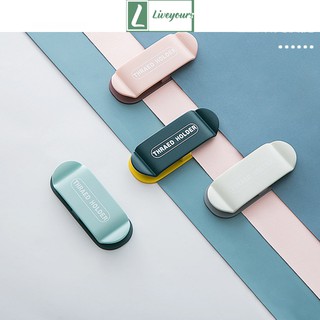 Móc dán tường kẹp giữ dây điện, phích cắm điện/ nút cố định dây điện chống rối nhiều màu