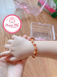 Vòng hổ phách cho bé