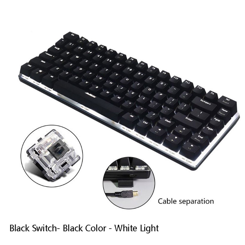 Bàn phím cơ chơi game 82 phím AJAZZ AK33 led đơn , phù hợp cho Pc và Laptop