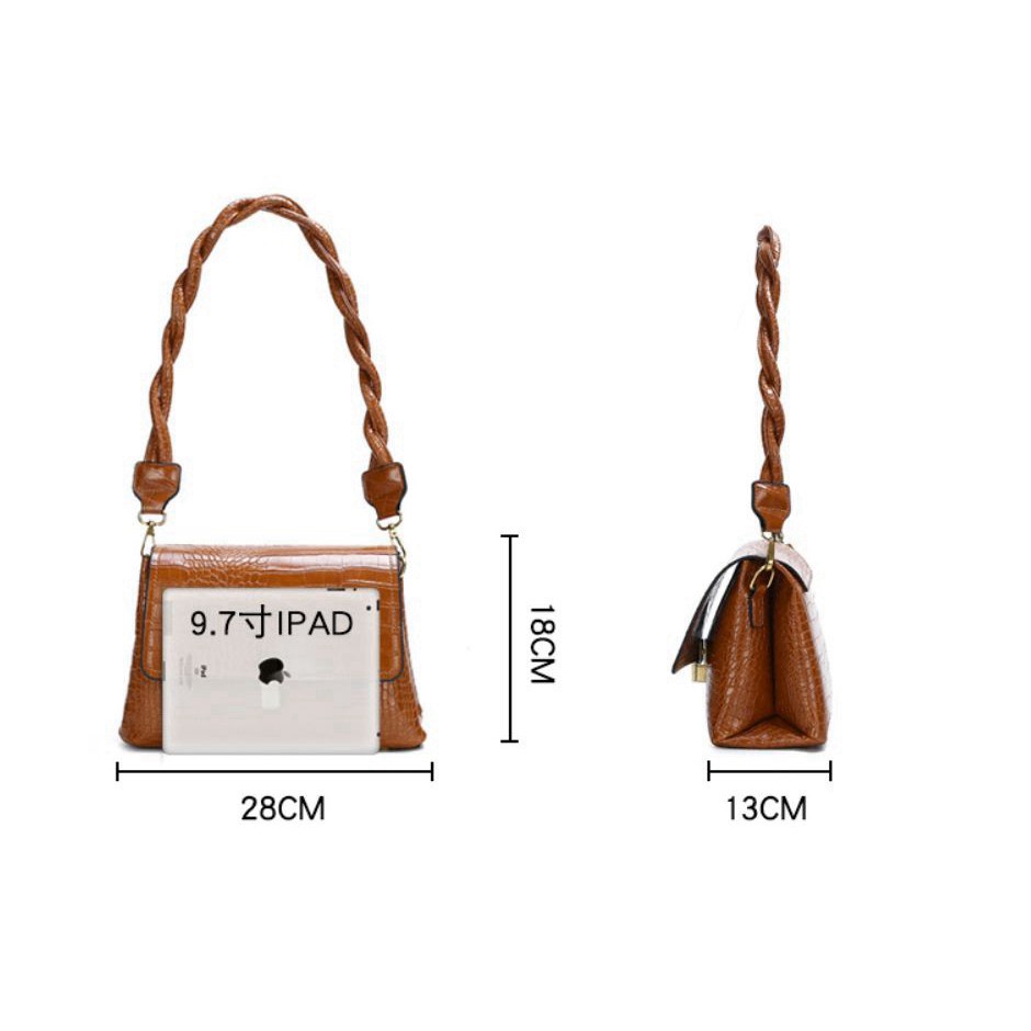 Túi xách nữ đeo chéo vân da cá sấu cao cấp TX15 túi xách đeo vai - Chip Xinh