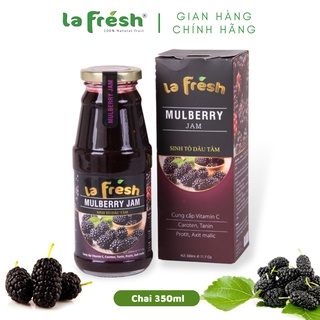 Sinh Tố Dâu Tằm Lafresh Đà Lạt Chai Thủy Tinh 350ml