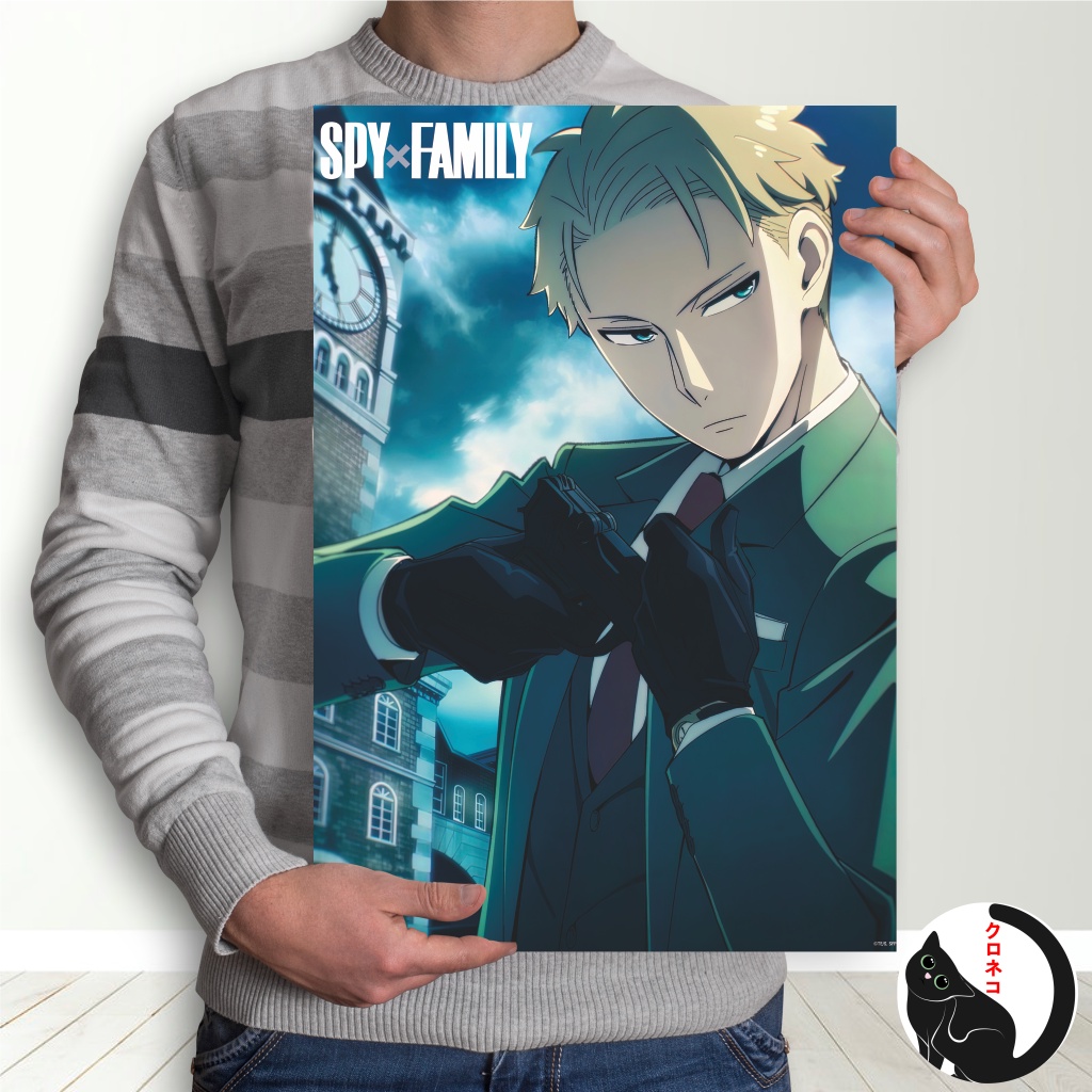 Poster Anime Spy x Family A3 + - Anya Forger Yor Forger Loid Forger