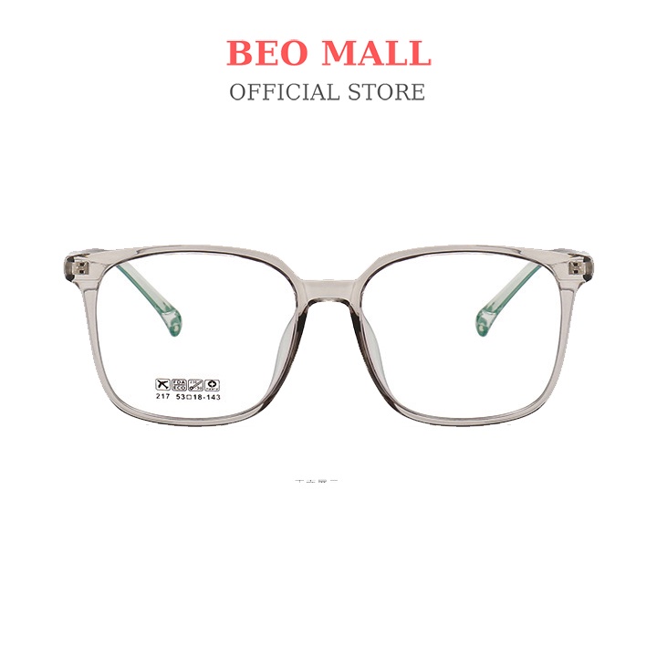 Gọng kính cận nam vuông BEOMALL thiết kế sang trọng cá tính 217