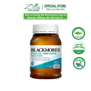 Dầu cá không mùi blackmores fish oil minicap 1000mg, 400 viên của úc