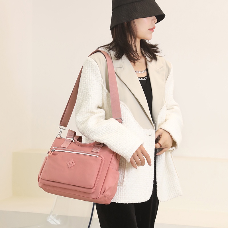 Túi Đeo Vai Nhiều Ngăn Bằng nylon Chống Nước Nhiều Ngăn Cho Nữ Túi xách tay#8542