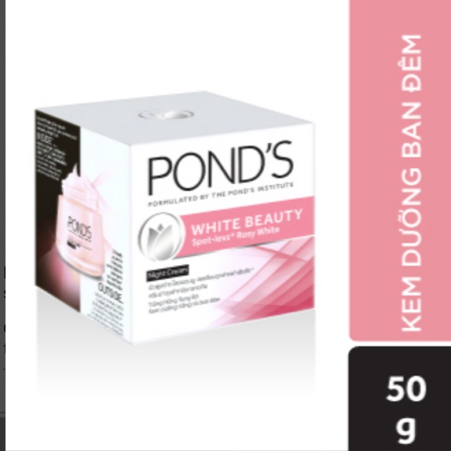 Kem dưỡng da trắng hồng rạng rỡ Pond’s White Beauty ban đêm, ban ngày 30g, 50g