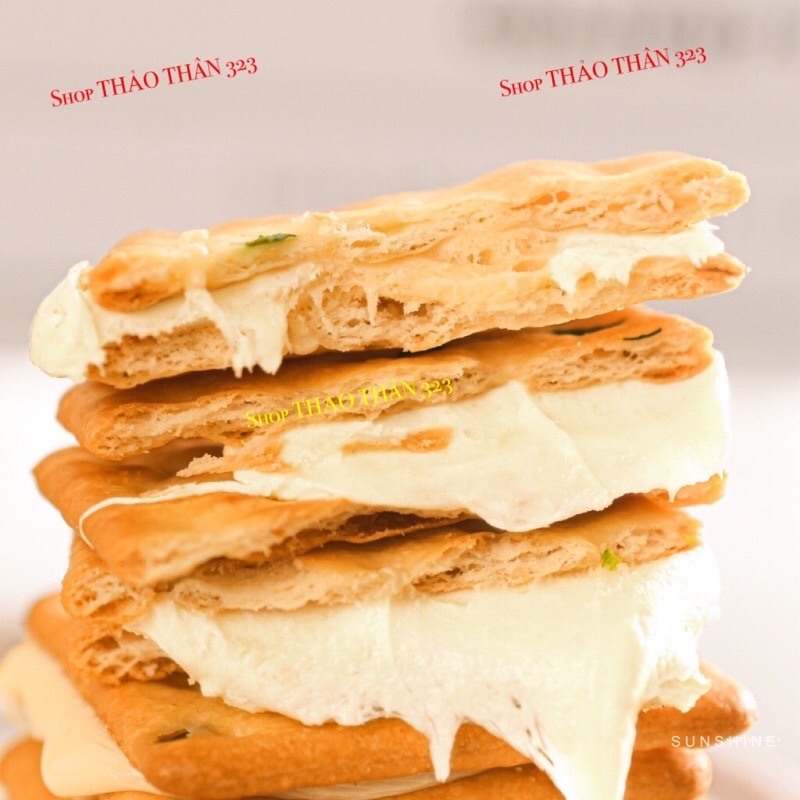 MỚI -Bánh KEN JU Giòn Kem Dẻo - Bánh Nougat Hành 310g