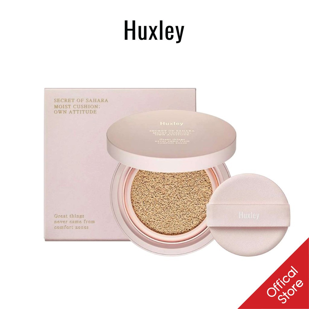 Phấn Nước Huxley Moist Cushion Own Attitude #02 Sand 12g