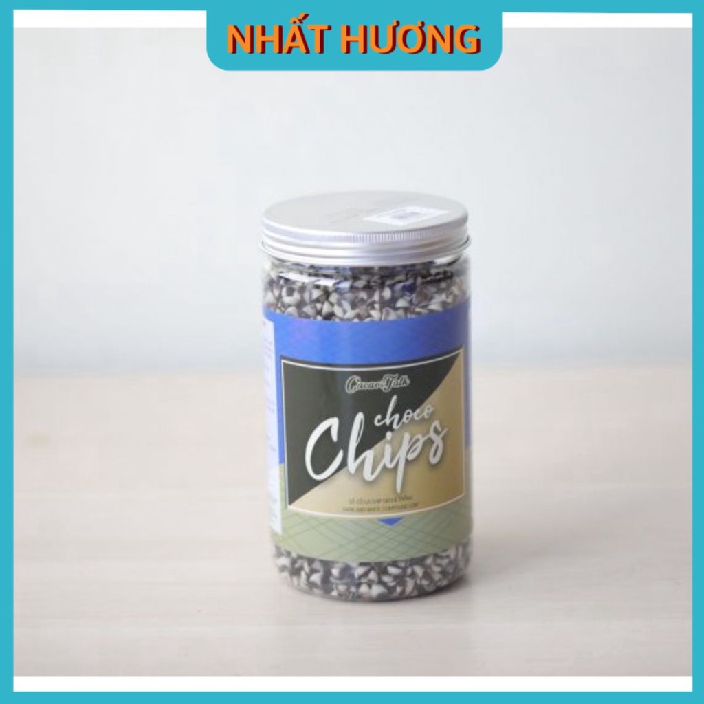 [ Chỉ Giao TP HCM Và Khu Vực Lân Cận]Sô Cô La Chíp 2 Màu Cacao Talk 700gr