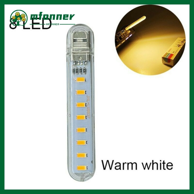 Đèn Led 8 Bóng Mini Bỏ Túi Bảo Vệ Mắt Tiện Dụng