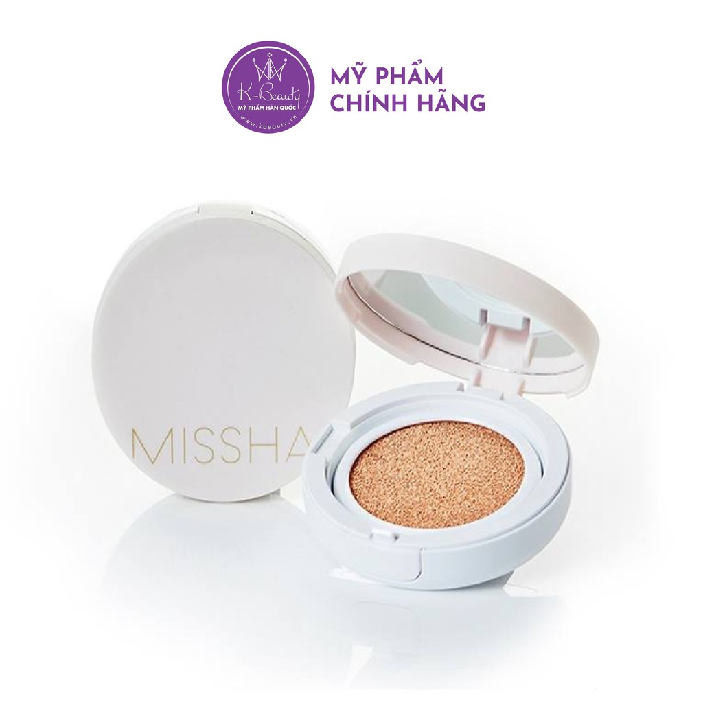 Cushion Missha Magic Cushion Cover Lasting SPF50+ PA+++ Kiềm Dầu, Che Khuyết Điểm, Lâu Trôi KBeautyvn