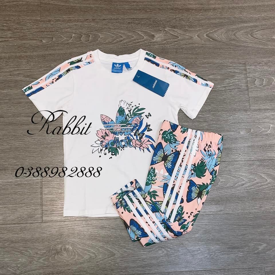 Bộ áo họa tiết quần legging - RABBITSHOP