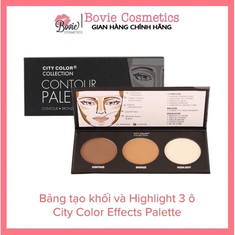 BẢNG PHẤN TẠO KHỐI CITY COLOR CONTOUR EFFECTS PALETTE | WebRaoVat - webraovat.net.vn