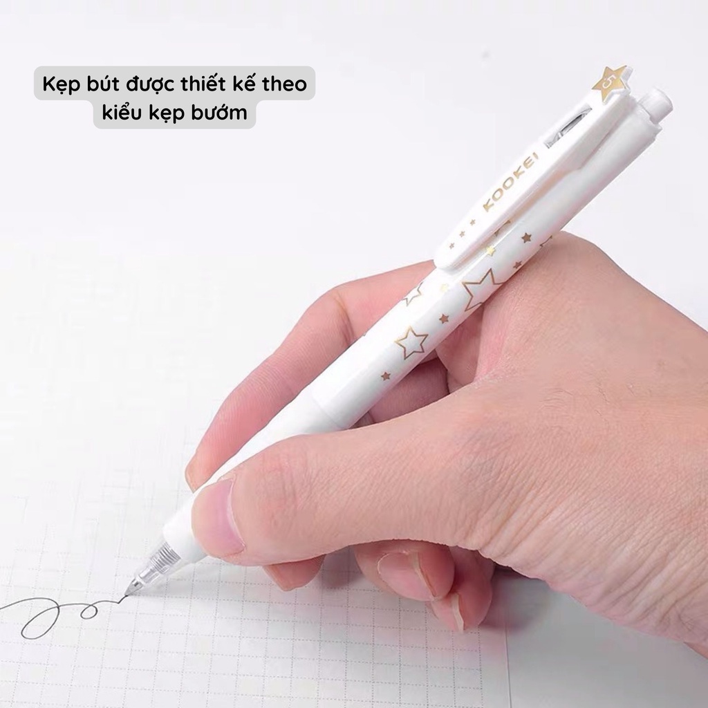 Bút bi gel KOOKEI - Cỡ ngòi 0.5mm