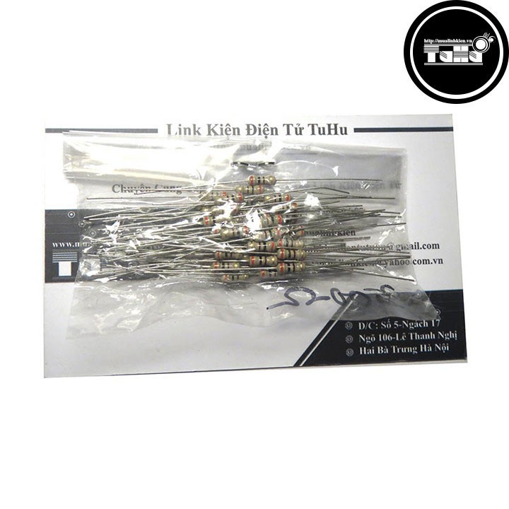 Combo 100 Loại Trở Cắm 0.25w Giá Rẻ-Linh Kiện Điện Tử TuHu 69