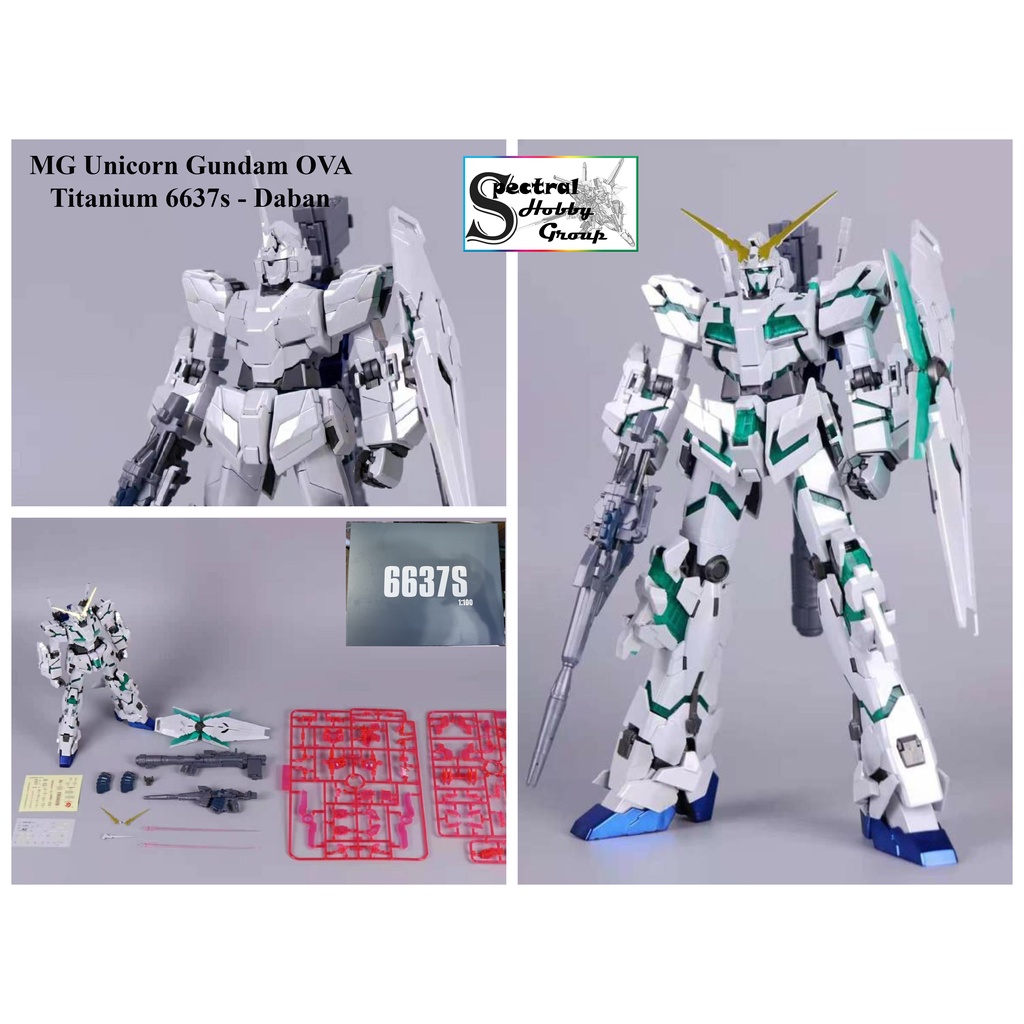 Mô hình lắp ráp MG 1/100 Unicorn Gundam OVA Titanium Finish 6637S Daban