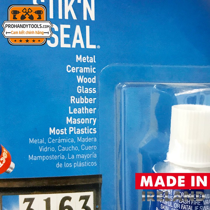 Keo Dán Loctite STik'N Seal Outdoor High Strength Gel Adhesive 30ml 1224732 - Made In IRELAND