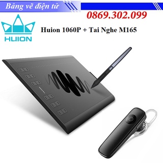 [ Chính hãng ] Bảng vẽ cảm ứng Huion 1060P + Tai Nghe Bluetooth M165 Nhét Tai không dây thumbnail