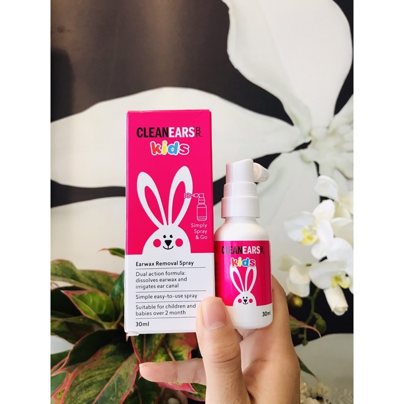 Xịt tan ráy tai Clean Ears Kids 30ml