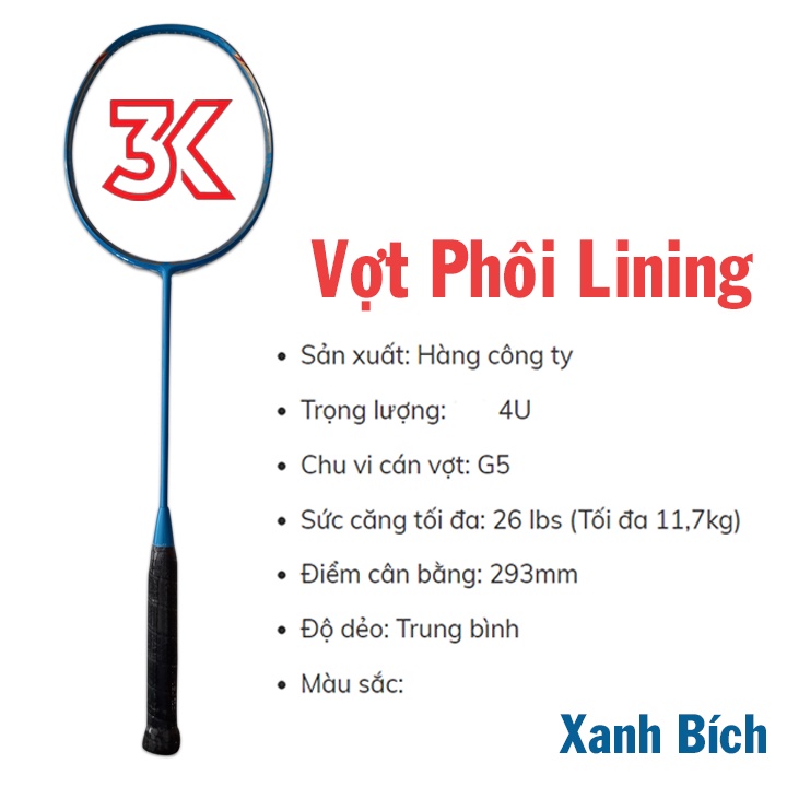 Vợt cầu lông phôi Lining 1 Khung vợt 1 Túi
