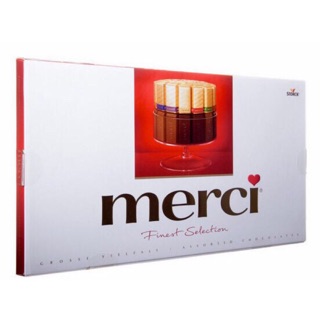 Hộp kẹo Chocolate Merci Finest 400g