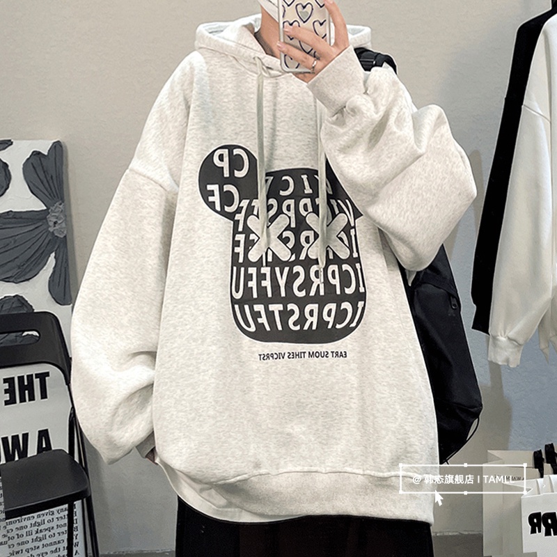 Áo Sweater Chuột RICK phong cách Ulzzang Hàn Quốc tay dài họa tiết in hình cá tính CoolZ C010 | BigBuy360 - bigbuy360.vn