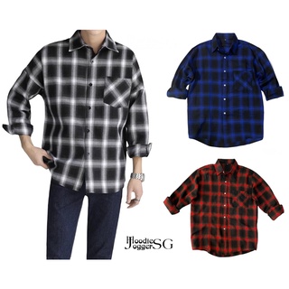 (Size đến 5XL) Áo sơ mi flannel, sơ mi caro chất đẹp.
