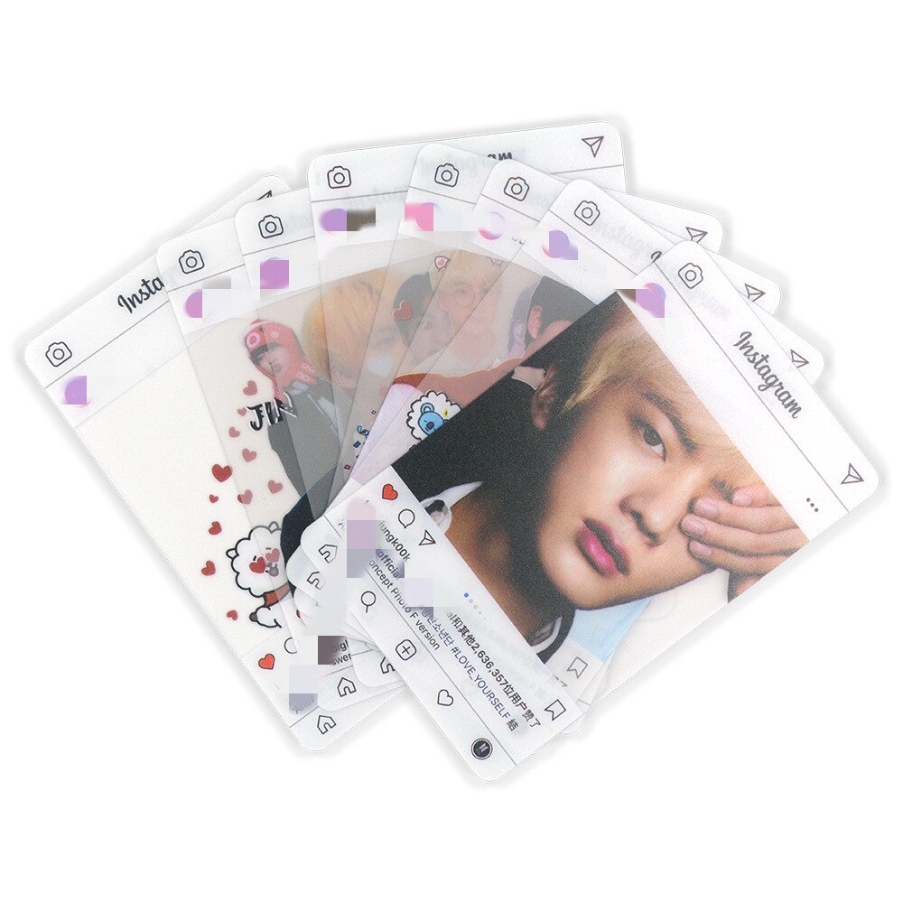 Bangtan Boys Sỉ Kpop Bangtan Boys Ngay Trong Suốt Lomo Card Bưu Thiếp Album Mới Lomo Card In Hình Thẻ