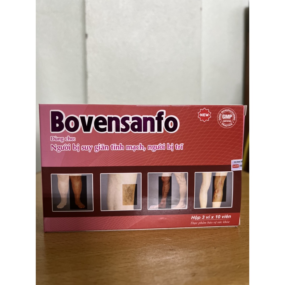 Bovensanfo-dùng cho người suy giản tĩnh mạch.