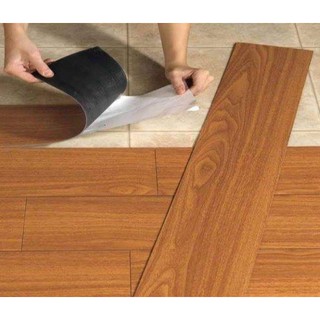 Combo 1m2 (gồm 7 tấm) Sàn nhựa vân gỗ tự dính