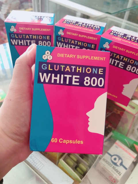 VIÊN UỐNG TRẮNG DA GLUTATHIONE WHITE 800 - HÀNG CHÍNH HÃNG 100%