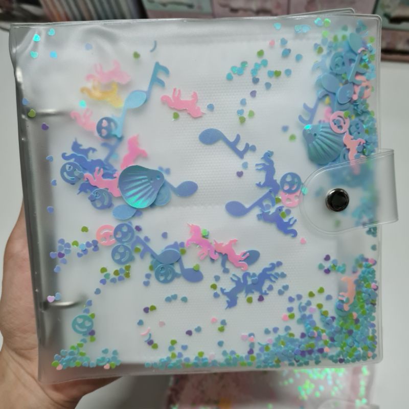 BINDER 2 CÒNG HOLO / HẠT CƯỜM KÈM 25 SHEET