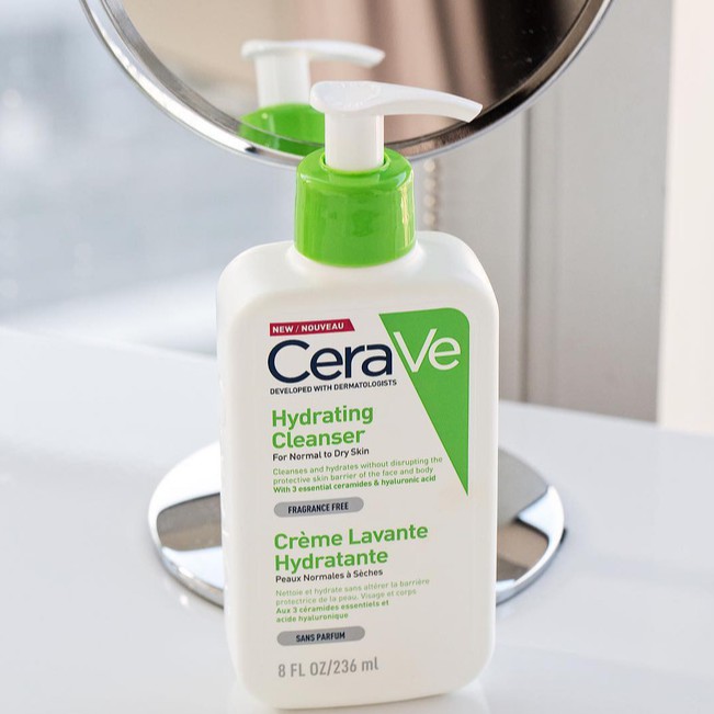CeraVe Hydrating Cleanser - Sữa Rửa Mặt Cho Da Khô, Hỗn Hợp Khô Nhạy Cảm 236ml | Shopee Việt Nam