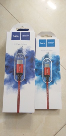 Cáp sạc hoco X14 cổng iphone, micro, typeC